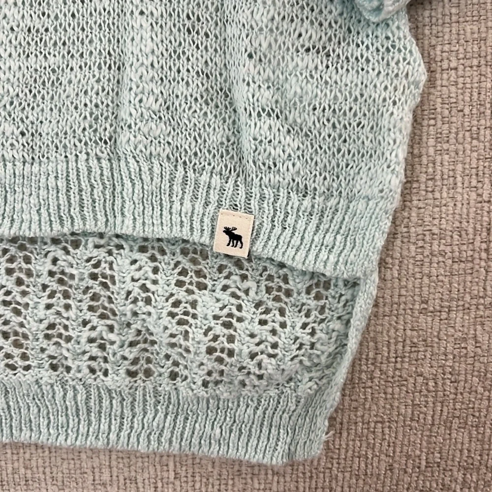 2/$15 Mint colored Abercrombie Kids Sweater in Size L. - Picture 2 of 5